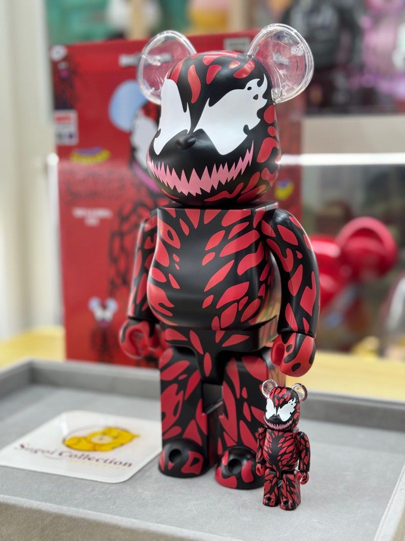 BE@RBRICK CARNAGE 100％ u0026 400％ 新しいブランド - アメコミ