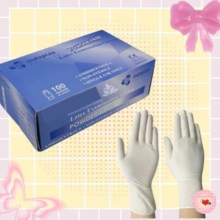 Indoplas Powder-Free Latex Examination Gloves