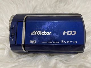JVC Everio GZ-MG330 Hard Drive Camcorder (Blue) FOR SALE
