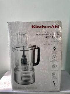 KitchenAid 9 Cup Food Processor in Contour Silver KFP0919CU