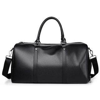 Leather Duffel Bag - Weekender Travel Bag, Gym Bag with Shoe Compartment, Duffle Bag, Shoulder Bag