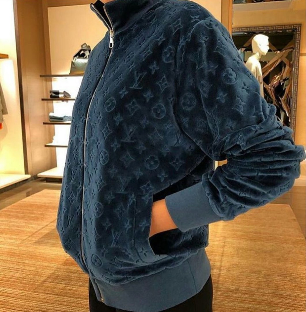 Louis vuitton velour monogram jacket cheap