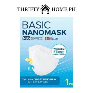 L&G Basic N95 Nano Mask (Medical Grade, Reusable, Washable Up To 5x)