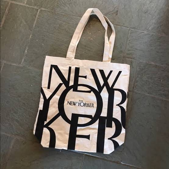 Looking for: The New Yorker totebag ORIGINAL!!!! (Category: Tote Bags) located in Makati City. Submitted by lizautumn (Listing ID 1297789060, Image 1). Description: NOT SELLING! Looking for the new yorker totebag plssss message me Brand New or Almost New .