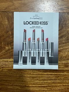 MAC Locked Kiss 24Hr Lipstick Sample - Meticulous, Coy, Ruby True
