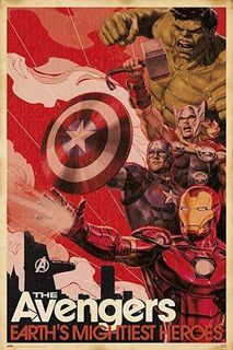 Marvel avengers official licensed poster
