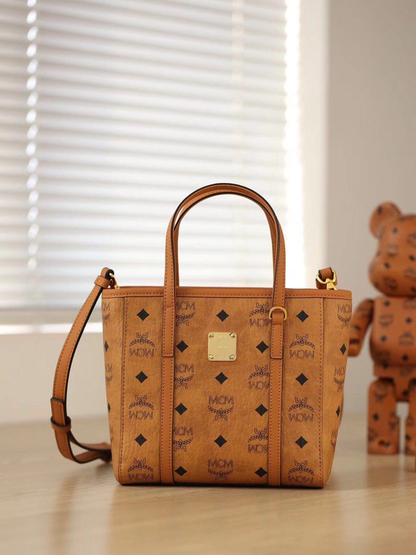 Mcm mini shopper clearance