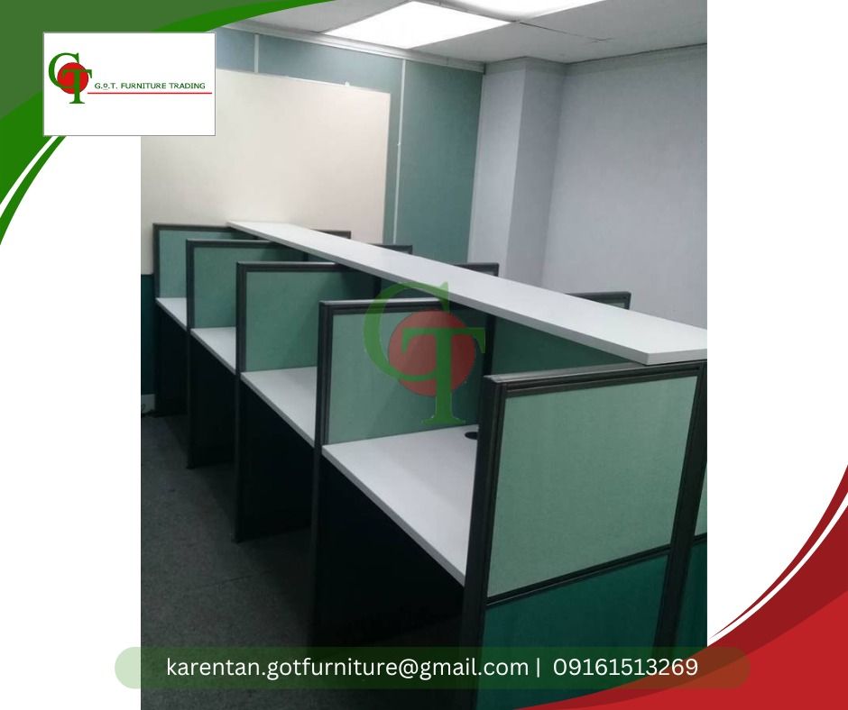Modular Workstation with countertop | Office Partition | Customized ...