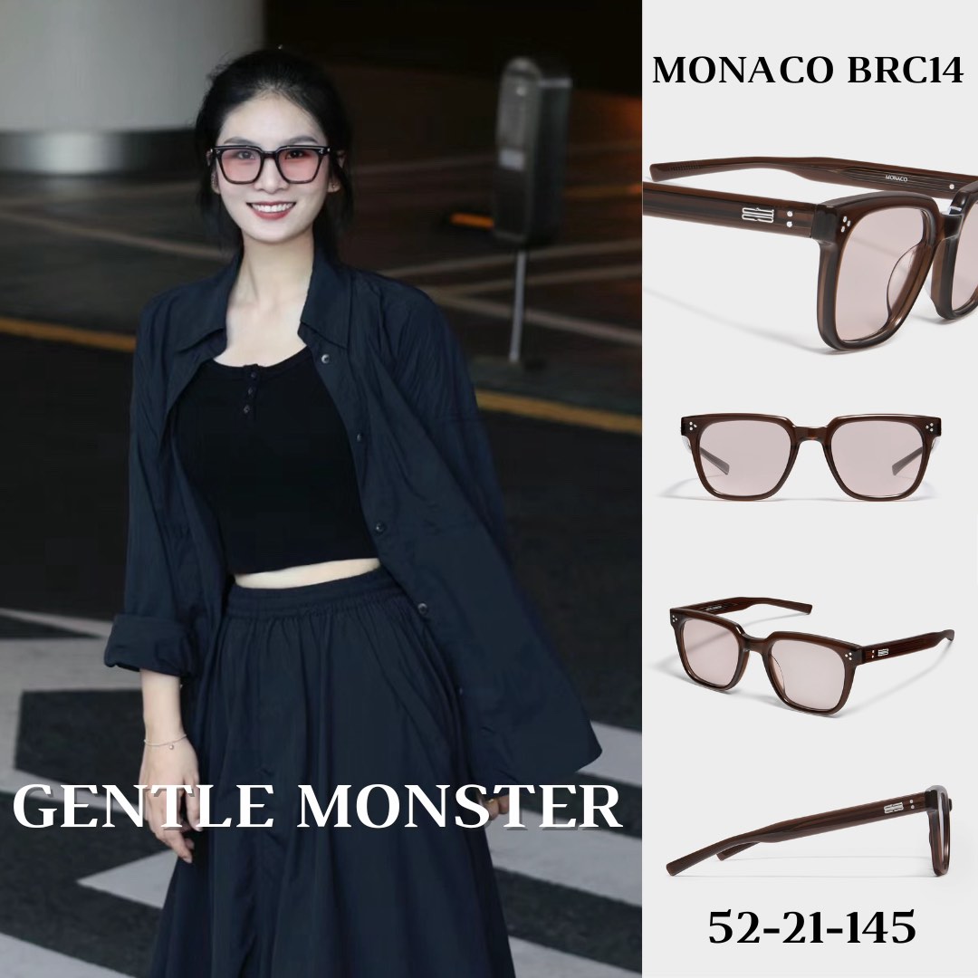 Monaco BRC14 | Gentle Monster GLASSES (Unisex) | Translucent brown
