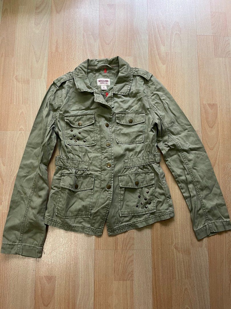 Mossimo Supply Co army green jacket