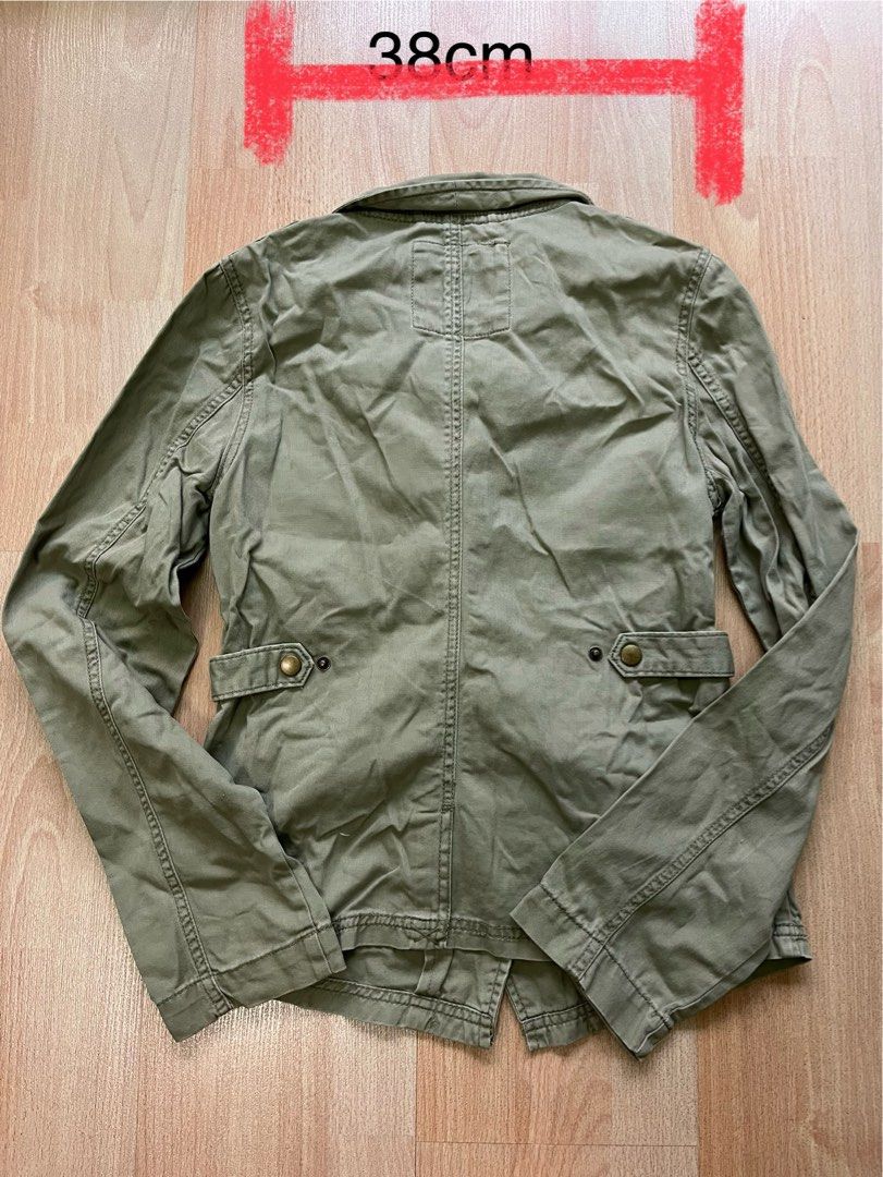 Mossimo army green jacket shop