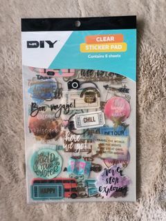 Mr. DIY clear sticker pad