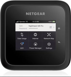 NETGEAR 5G WiFi 6E Mobile Router (MR6450-100EUS) Nighthawk M6 Pro 5G WiFi 6E Mobile Hotspot Router, Unlocked, Up to 4Gbps