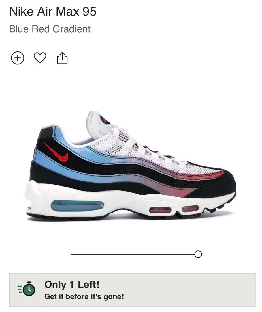 air max 95 blue red gradient