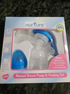 NURTURE Manual Breast Pump and feeding set