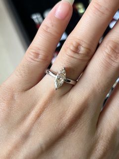 Open for Layaway! 1 carat Marquis Natural Diamond Engagement Ring