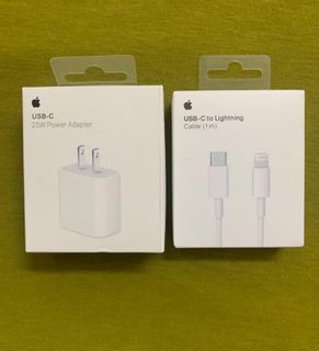 🍎ORIGINAL‼️APPLE IPHONE 11/13/12 PROMAX  CHARGER USB C 20W POWER ADAPTER and TYPE C TO LIGHTNING
