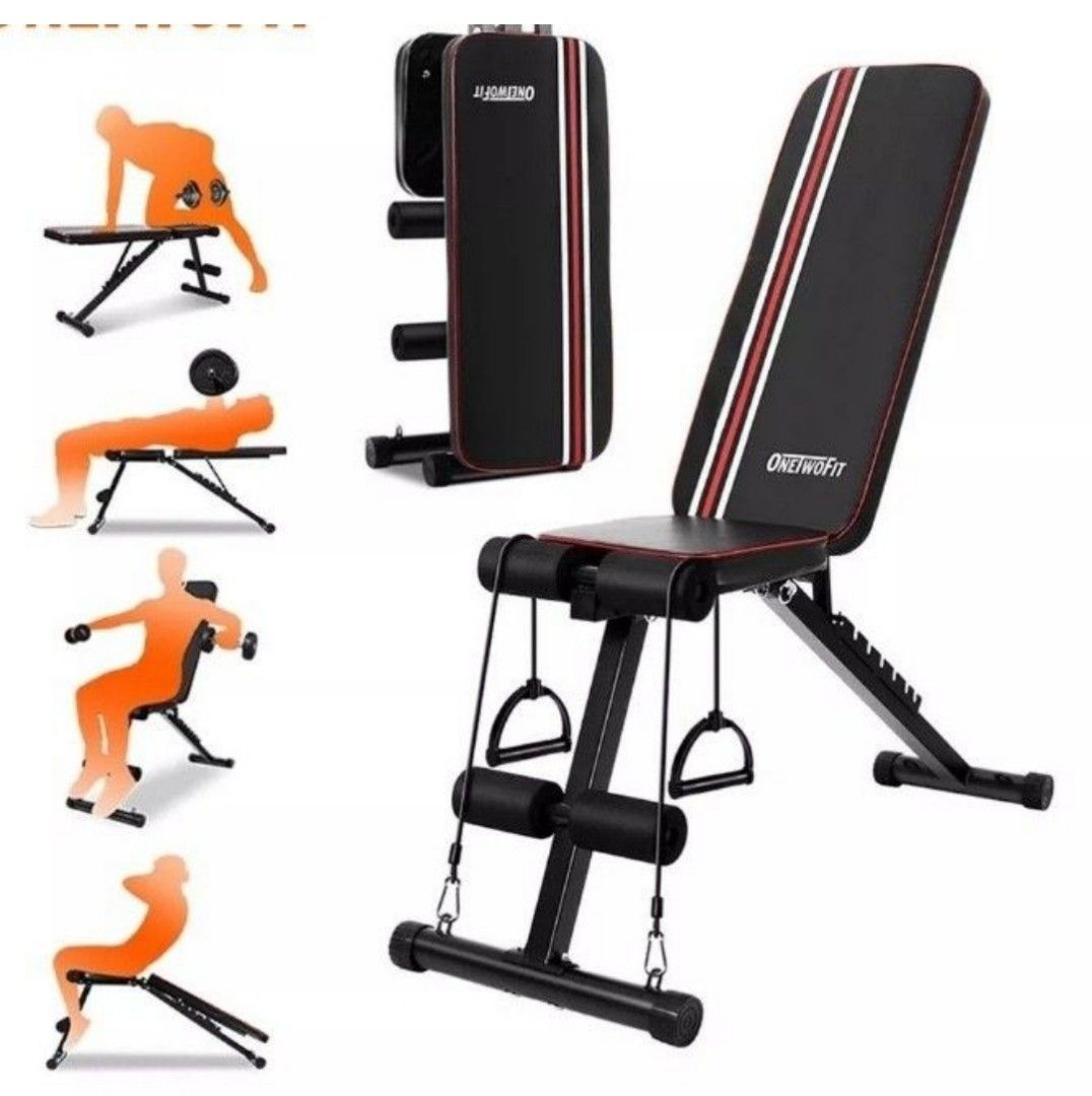PROMO Left 2 Foldable Adjustable Recliner Gym Bench High Quality