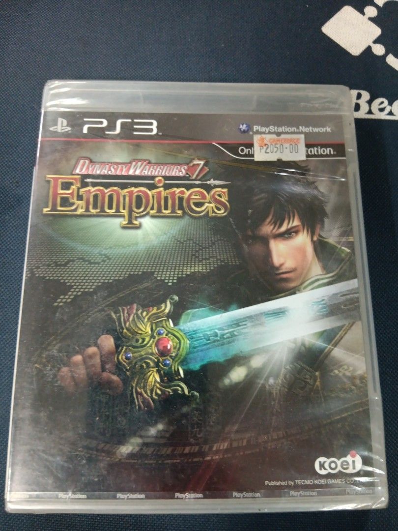 PS3 Dynasty Warriors 7 Empires (Category: PlayStation) located in Manila. Submitted by ayinong0453384 (Listing ID 1297704445, Image 1). Description: item is in excellent condition sealed pm for order.