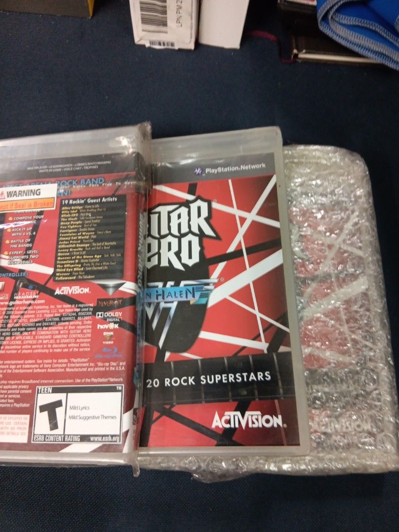 PS3 Guitar Hero Van Halen (Category: PlayStation) located in Manila. Submitted by ayinong0453384 (Listing ID 1297706518, Image 3). Description: item is in excellent condition sealed 3 pcs available pm for order.