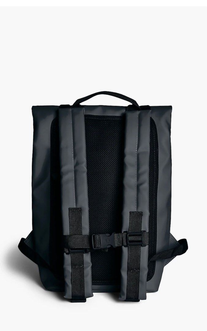 RAINS Velcro Rolltop Backpack, Men's Fashion, Bags, Backpacks on Carousell