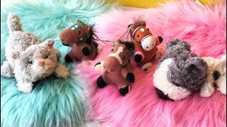 Realistic Toys Cat Dog Horse Charm Bundle For Sale