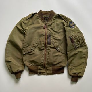 Reproduced by Buzz Rickson’s Reed Products Inc. US Air Force Type L-2 Light Flyer’s Bomber Jacket Olive Drab
