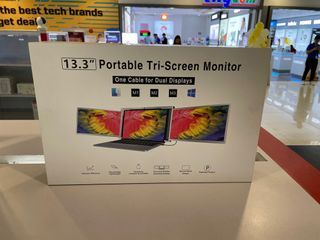 S13 13.3 portable tri screen monitor