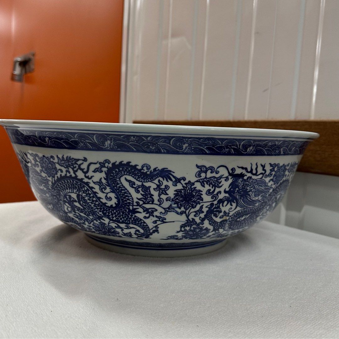 Special Offer - 青花龙纹宝盆【大清乾隆年制】走过路过千万不要