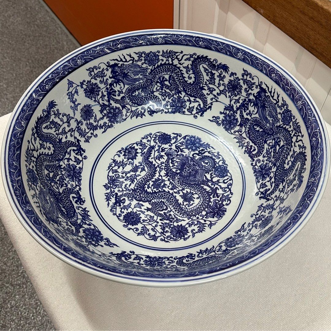 青花白龍皿 大清康熈年製 940（上海仲軒2025春拍｜近千件拍品