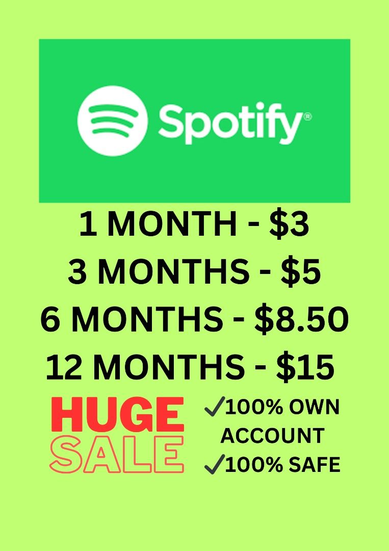 Spotify Premium Gift Card, Video Gaming, Gaming Accessories, Game Gift  Cards & Accounts on Carousell