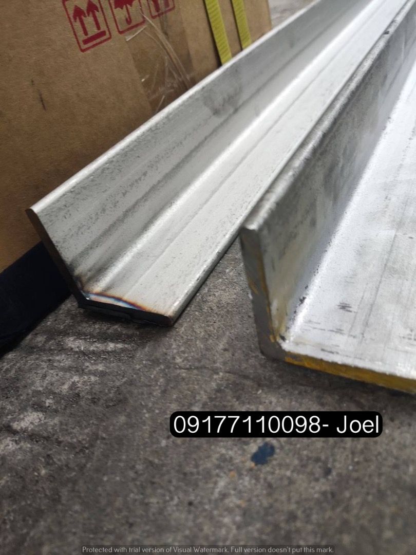 Stainless Angle Bar 304 (Category: Construction & Building Materials) located in Manila. Submitted by joeyroque09 (Listing ID 1297685923, Image 3). Description: Stainless Angle Bar 304 Specs: 2” x 2” x 2mm x 6mtrs .