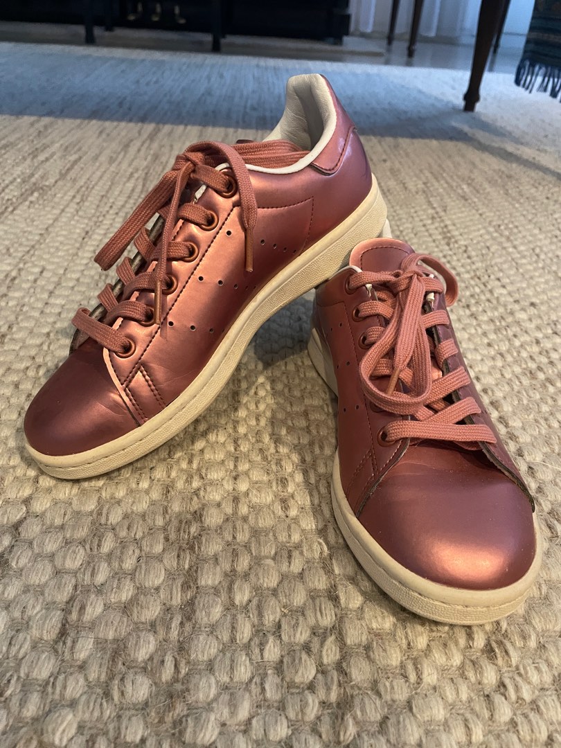 Stan Smith Metallic Pink Women s Fashion Footwear Sneakers on Carousell