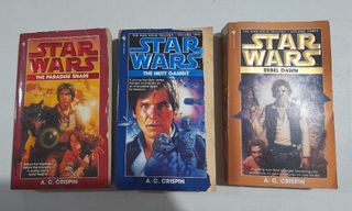 Star Wars: The Han Solo Trilogy: The Paradise Snare, The Hutt Gambit, Rebel Dawn - vintage paperback
