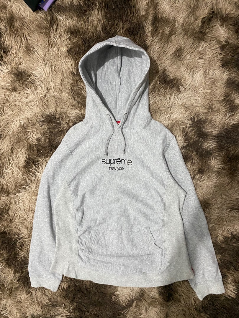 Supreme classic logo hoodie clearance