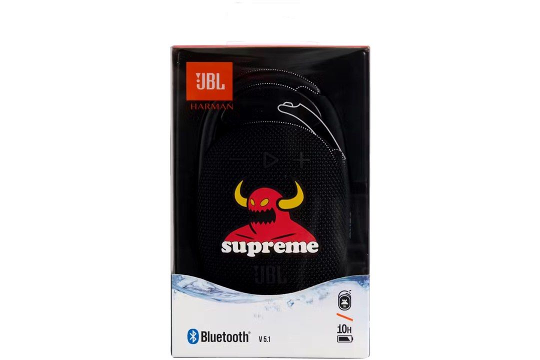 小物 Supreme x Toy Machine JBL Clip Black