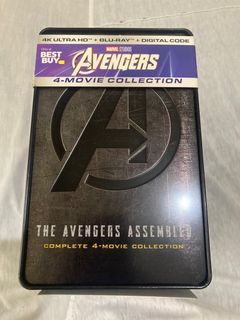 The Avengers Assembled Complete 4-Movie Steelbook Collection