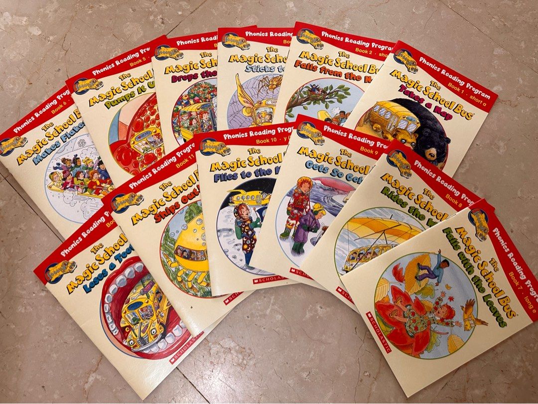 The Magic School Bus Phonics Fun set 12 本, 興趣與生活, 書本& 文具 