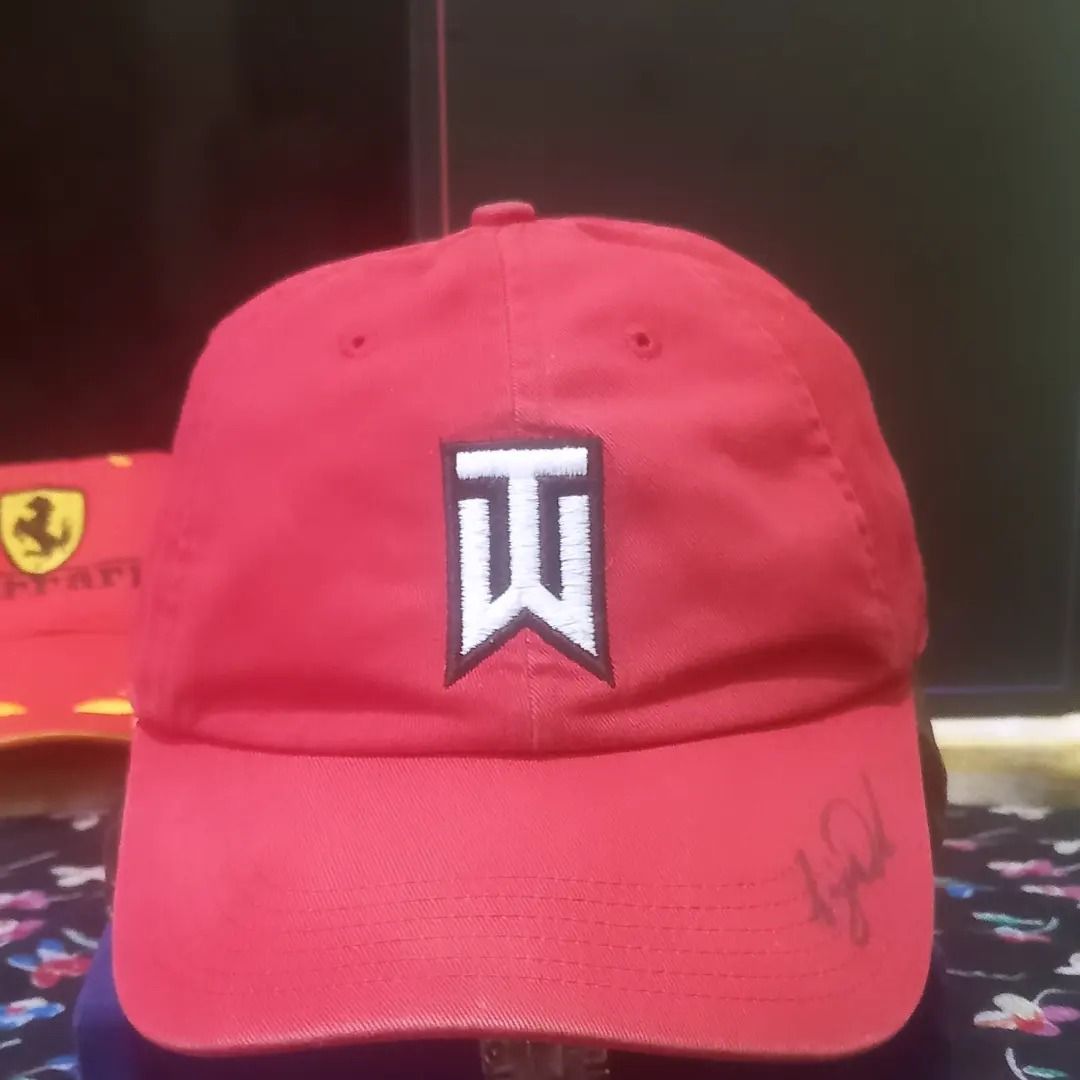 Logo Tiger Woods Golf Cap Topi Nike Tiger Woods Woods Cap Topi