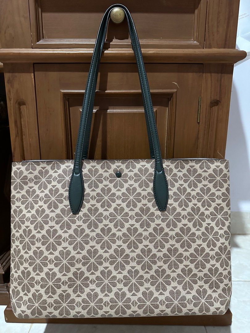 Kate spade molly large tote meadow green discount