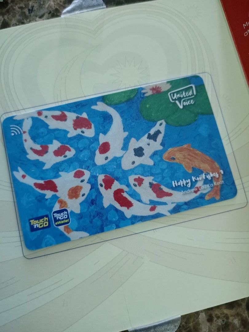 Touch N Go NFC Special Limited Edition Toll Card Malaysia Koi Design ...