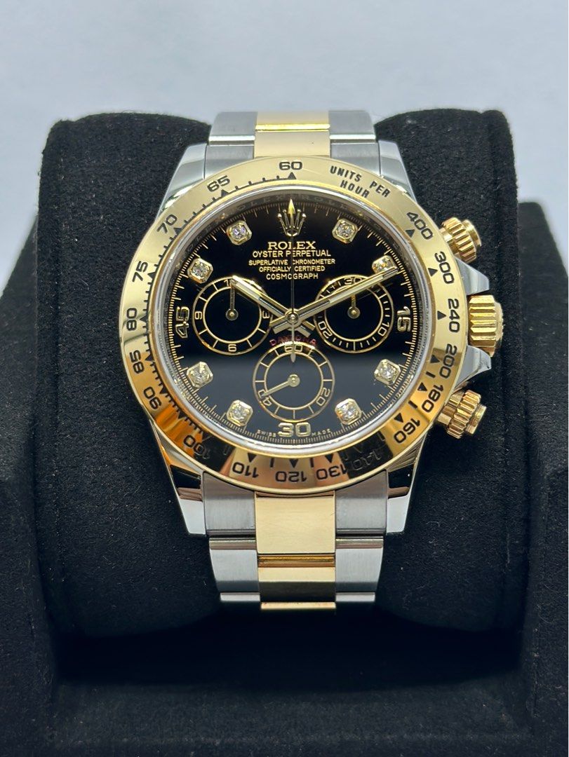 🔥Unpolished🔥 Rolex Daytona 116503 Black Diamond 116503G 40mm