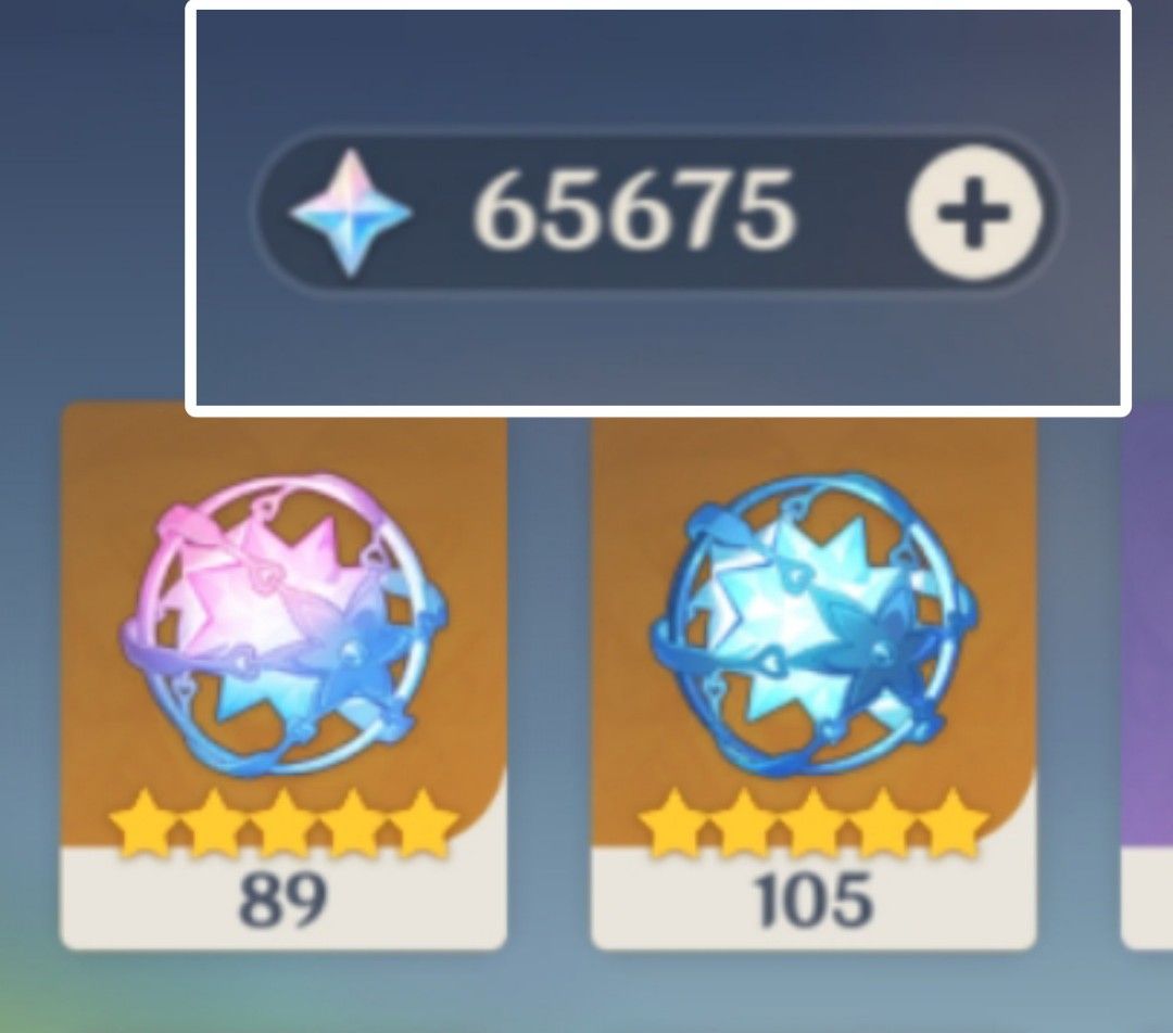 Unrolled / Reroll Genshin Impact Primo Pull Wish Account (Category: Others) located in Manila. Submitted by xinsshope (Listing ID 1297801938, Image 1). Description: Chance to C6 your Favorite Character Asia Ar 52 ( Unset Bd / Email ) 64,500 - 65,500+ Primogems 81 - 83 Intertwined Fate 105 Aquaint Fate 98 Fragile Resin Gcash Payment Only^^ 🫶🏻.