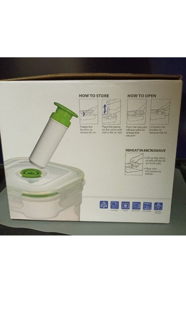 Vacuumsaver vacuum foodware container BPA491138309130168321
