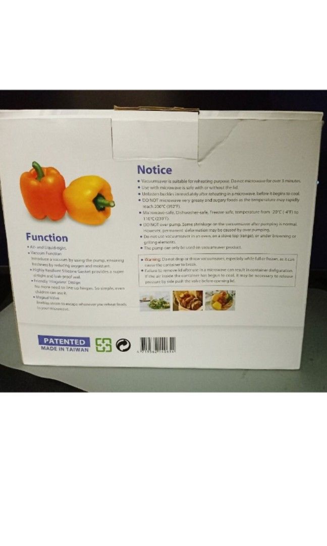 Vacuumsaver vacuum foodware container BPA491138309130168323