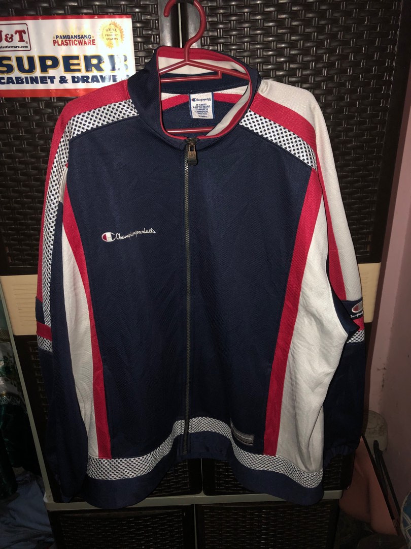 Vintage champion track jacket top