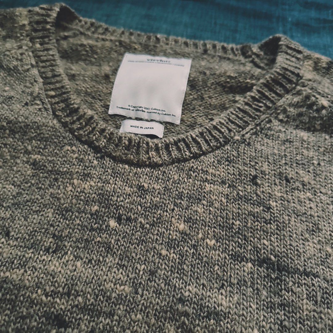 Visvim college knit ND pl mud, Men