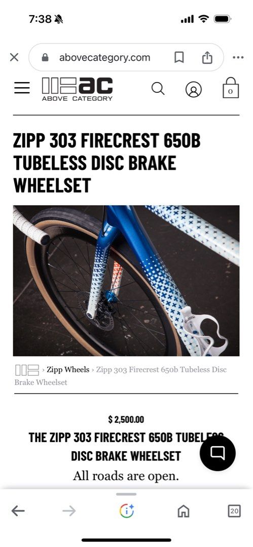 Zipp 303 650b Wheelset Sports Equipment Bicycles Parts Parts Accessories on Carousell