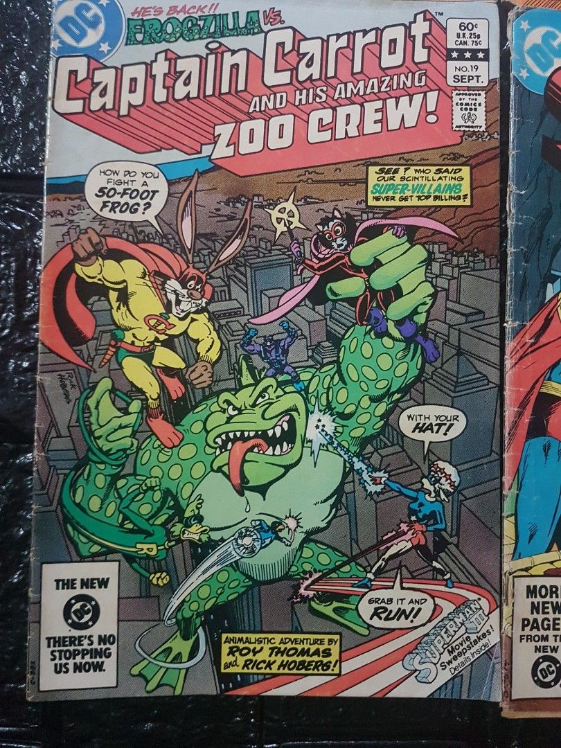 TAKE ALL 1980s COMICS SUPERMAN FLASH GREEN LANTERN CAPTAIN CARROT (Category: Comics & Manga) located in Quezon City. Submitted by strange.attic2 (Listing ID 1297934501, Image 2). Description: 350 TAKE ALL 4 comics GOOD CONDITION.