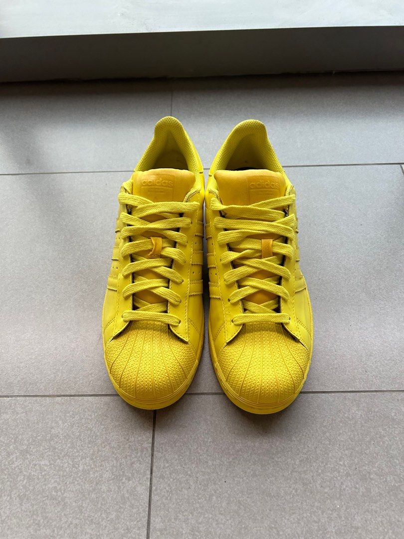 Pharrell williams adidas yellow shoes online